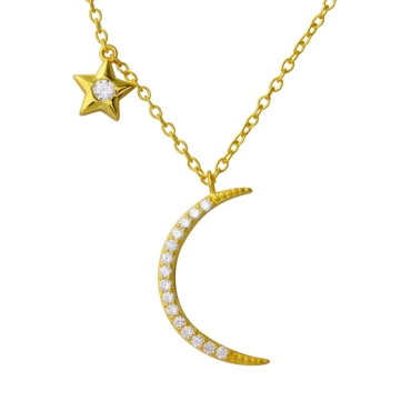 Sterling-Silver-Gold-Plated-Sustainable-Gemstone-Star-and-Crescent-Moon-Necklace-LC-02-1008x-www.LiliesAndCrown.com-Fine-Jewelry-Store-Near-Me